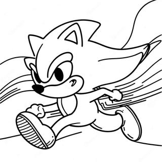 Pagina Para Colorear De Sonic The Hedgehog A Toda Velocidad 71914-59419