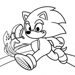 Pagina Para Colorear De Sonic The Hedgehog A Toda Velocidad 71914-59420