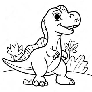 Pagina Para Colorear De Gogo Dino Adventure 71964-59458