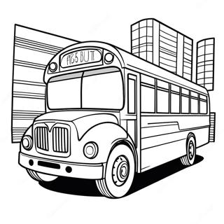 Pagina Para Colorear De Autobus De Ciudad 71973-59454