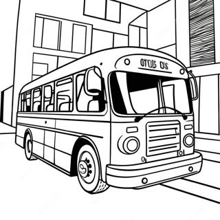 Pagina Para Colorear De Autobus De Ciudad 71973-59456