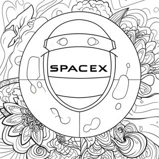 Spacex Páginas Para Colorear