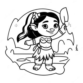 Pagina Para Colorear De Moana 71-59