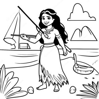 Pagina Para Colorear De Moana 71-60