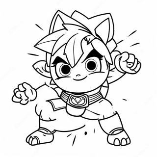 Beyblade Aquiles Páginas Para Colorear