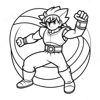 Pagina Para Colorear De Beyblade Achilles En Batalla 72034-59510