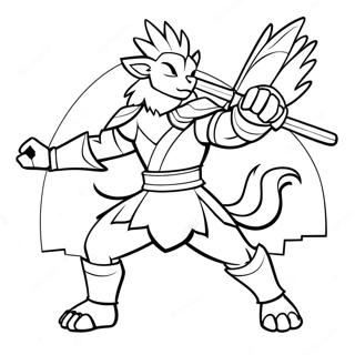 Pagina Para Colorear De Zacian En Pose De Batalla 72044-59517