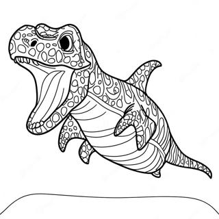 Pagina Para Colorear De Mosasaurus 7214-5867