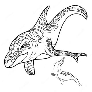 Pagina Para Colorear De Mosasaurus 7214-5868