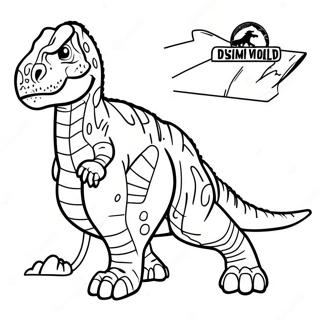 Pagina Para Colorear De Giganotosaurus De Jurassic World Dominion 72224-59646