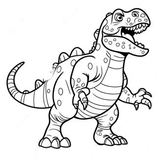 Pagina Para Colorear De Giganotosaurus Rugiendo 72225-59655