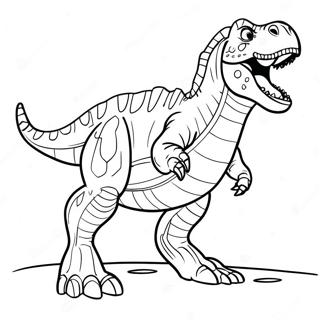 Pagina Para Colorear De Giganotosaurus Rugiendo 72225-59656