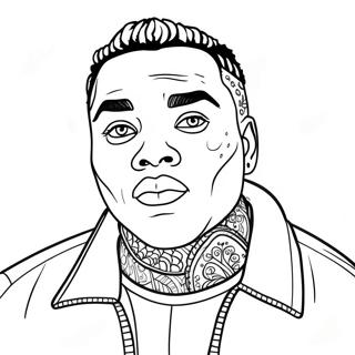 Pagina Para Colorear De Kevin Gates 72254-59674