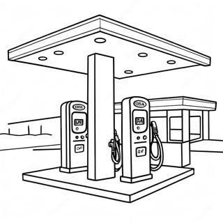 Pagina Para Colorear De Una Gasolinera 72294-59706