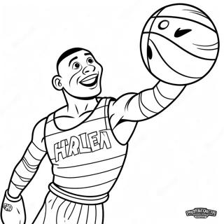 Harlem Globetrotters Páginas Para Colorear