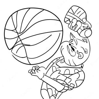 Harlem Globetrotters Páginas Para Colorear