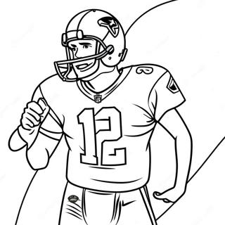 Tom Brady Páginas Para Colorear