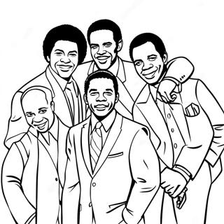 Pagina Para Colorear De Leyendas Soulful De Motown 72795-60107