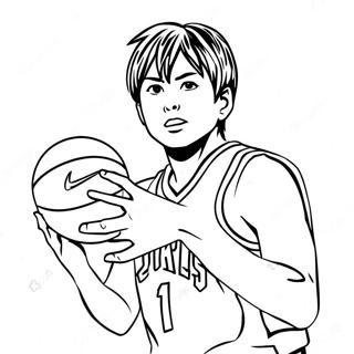 Pagina Para Colorear De Kuroko En Accion 72805-60117