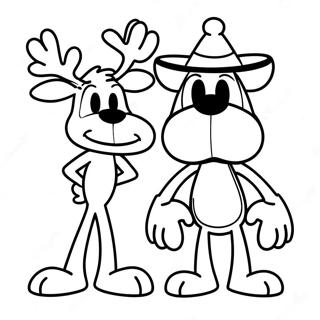 Pagina Para Colorear De Rocky Y Bullwinkle 72824-60143