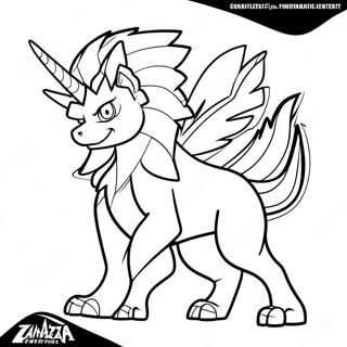 Zamazenta Páginas Para Colorear