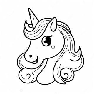 Pagina Para Colorear De Emoji De Unicornio 72864-60154