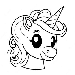 Pagina Para Colorear De Emoji De Unicornio 72864-60155