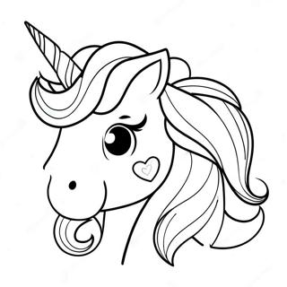 Pagina Para Colorear De Emoji De Unicornio 72864-60156