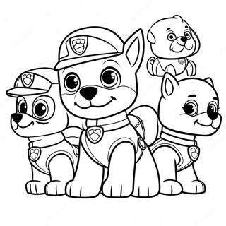 Pagina Para Colorear De Paw Patrol Moto Pups 72884-60176