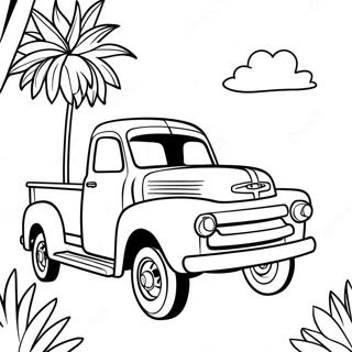 Pagina Para Colorear De Una Camioneta Vintage 72935-60219