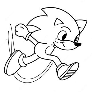 Pagina Para Colorear De Sonic Corriendo Rapido 72955-60232