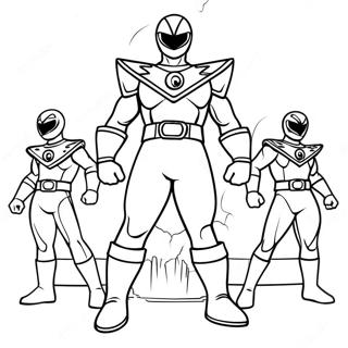 Pagina Para Colorear De Power Rangers Megaforce 73004-60275