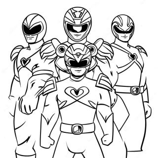 Pagina Para Colorear De Power Rangers Megaforce 73004-60276