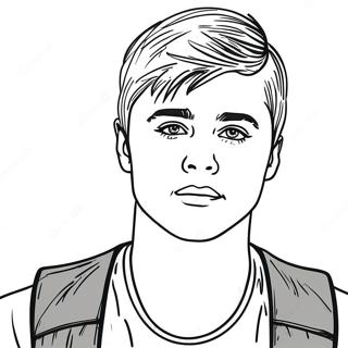 Pagina Para Colorear De Justin Bieber 7314-5948