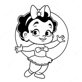 Pagina Para Colorear Clasica De Betty Boop 731-582