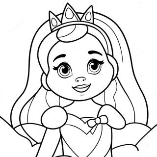 Princesa Lol Páginas Para Colorear