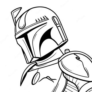 Jango Fett Páginas Para Colorear