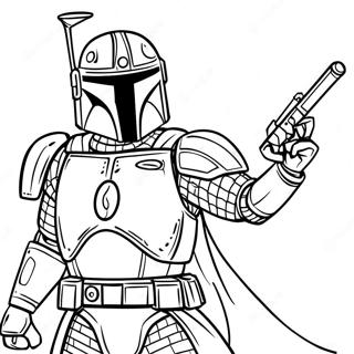 Pagina Para Colorear Jango Fett En Armadura De Batalla 73225-60452