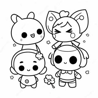 Pagina Para Colorear De Personajes Lindos De Tokidoki 73285-60499