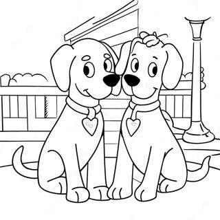 Pagina Para Colorear Clifford Y Emily Elizabeth 73555-60706