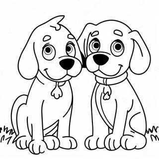 Pagina Para Colorear Clifford Y Emily Elizabeth 73555-60708