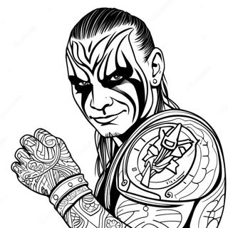 Pagina Para Colorear De Jeff Hardy 73605-60735