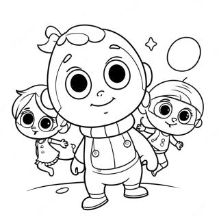 Pagina Para Colorear De Little Einsteins 7364-5986