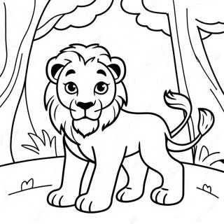 Pagina Para Colorear De Leo El Leon En Aventura 7365-5989