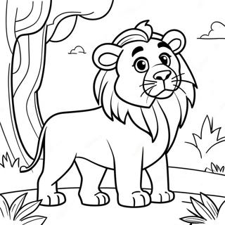 Pagina Para Colorear De Leo El Leon En Aventura 7365-5990