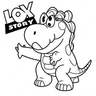 Pagina Para Colorear De Rex De Toy Story 73745-60860