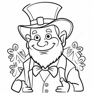 Leprechaun Espeluznante Páginas Para Colorear