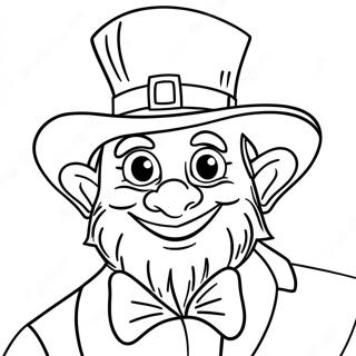 Pagina Para Colorear Del Leprechaun Espeluznante 73875-60959