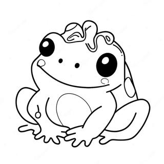 Squishmallow Rana Páginas Para Colorear