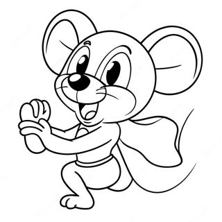 Pagina Para Colorear De Mighty Mouse 74005-61066